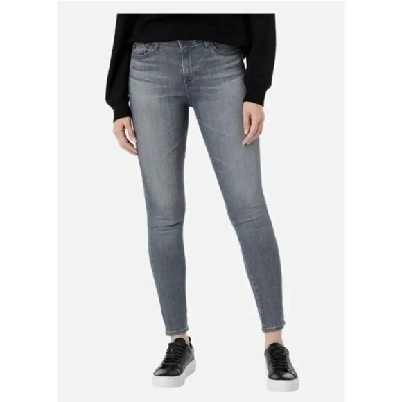 AG Adriano Goldschmied The Legging Ankle Gray Super Skinny Jeans 25 - Picture 1 of 4